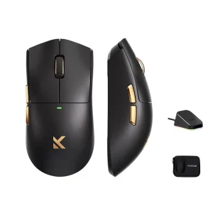 Chuột Gaming Không Dây MCHOSE K7 Ultra Black - Iron Red – Cảm Biến PAW3950 & Polling Rate 8KHz Đỉnh Cao